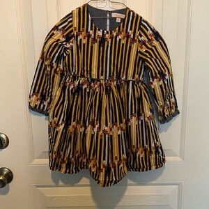 Pink Chicken pencil design dress 4Y